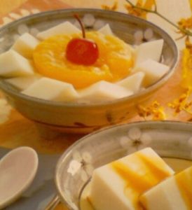 杏仁豆腐 杏仁豆腐