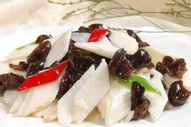 鐵棍山藥炒木耳 鐵棍山藥炒木耳