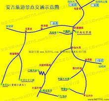 安吉龍王山地圖(黃浦江源龍王山交通地圖