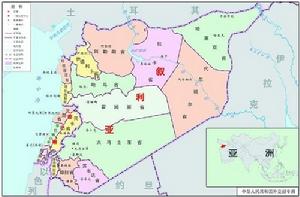 敘利亞政區地圖
