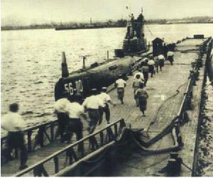 （圖）中國海軍早期裝備的6603型常規潛艇