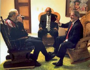 （圖）巴西總統盧拉與古巴總統卡斯楚