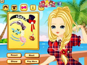 夏日女孩化妝 夏日女孩化妝