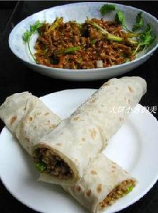 肉絲卷餅 肉絲卷餅