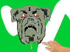 凶狗咬手 凶狗咬手