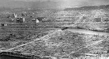 核子彈爆炸後的廣島