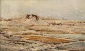 孝陵衛[俞雲階創作油畫作品]