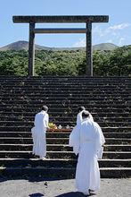 天孫降臨神籬斎場服白張的僕從