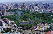 南湖遊樂園建成時鳥瞰圖