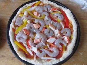 木魚花蝦仁披薩