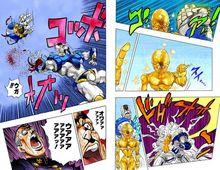 與東方仗助等人交手