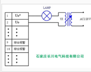 消諧裝置模擬試驗接線原理圖