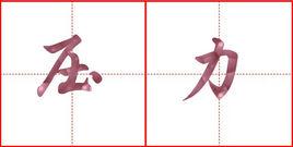 壓力[漢語詞語]