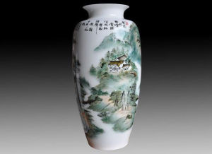 隱居圖 醴陵陶瓷藝術家張世傑作品