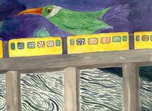 插畫師宙粒青春系列作品