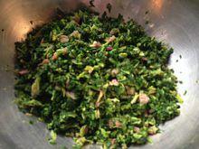 菠菜豆腐冬粉包子