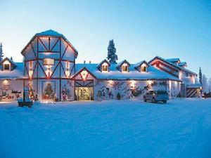 美國北極村風景圖