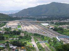 西鐵線的八鄉車廠