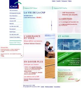 法國國家人壽保險公司網站