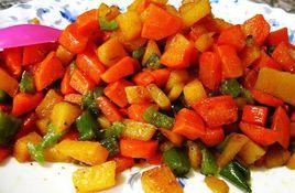 炒紅薯丁 炒紅薯丁