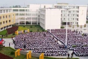 勵志演說家李易真在淮安中學演講