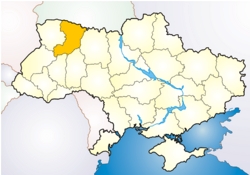 羅夫諾在烏克蘭在位置