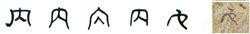 隸書-小篆-金文--甲骨文--骨刻文—骨刻原圖