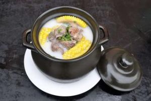 髮菜眉豆淡菜湯 髮菜眉豆淡菜湯