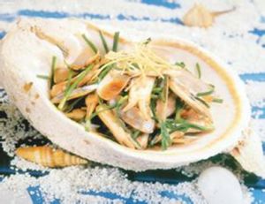 青韭炒蟶子 青韭炒蟶子