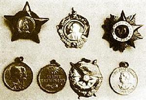 唐鐸少將所獲功勳獎章