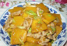炒南瓜肉片