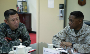 美韓海軍陸戰隊準將會談