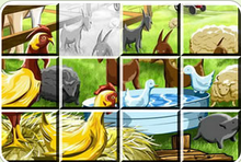 農場動物滑動拼圖 農場動物滑動拼圖