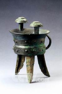 饕餮紋斝 饕餮紋斝