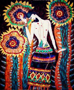 蝶翼畫作品(來源於網路)