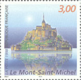 法國的聖米歇爾山及其海灣郵票