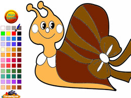 活潑的小蝸牛 活潑的小蝸牛