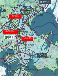 中國福建海峽國際商貿城鳥瞰圖