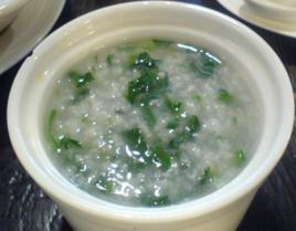 茶樹菇薺菜粥 茶樹菇薺菜粥
