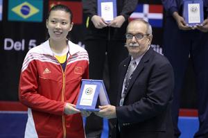 楊舟獲最佳副攻獎