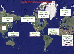 全世界地下實驗室分布圖