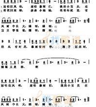 風雨中的搖籃的簡譜