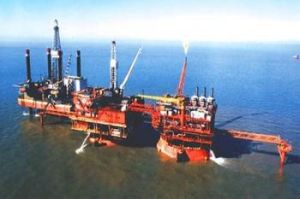 因溢油而停產的蓬萊19-3油田