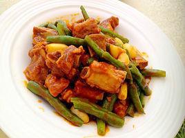 豆角燒排骨