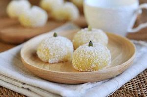 蔓越莓黃金椰蓉糯米糍 蔓越莓黃金椰蓉糯米糍