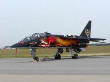 法國空軍 30 周年紀念塗裝的美洲虎 E