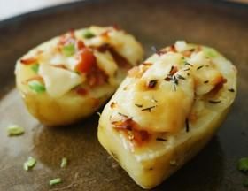 火腿烤土豆 火腿烤土豆