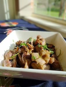 蒜頭豆豉燜雞胗 蒜頭豆豉燜雞胗
