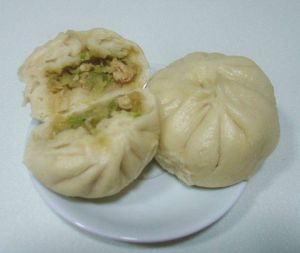 豬肉小白菜餡包子 豬肉小白菜餡包子