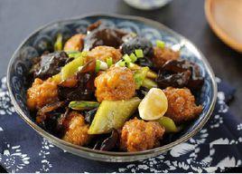 焦熘豆腐丸子 焦熘豆腐丸子